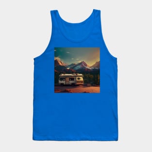 Van Life Camper RV Outdoors in Nature Tank Top